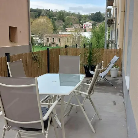 A L'aube Des Bains T3, Pmr, Avec Wifi,terrasse Et Parking Lamalou-les-Bains